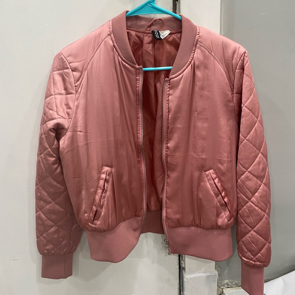 Rose gold/push pink bomber